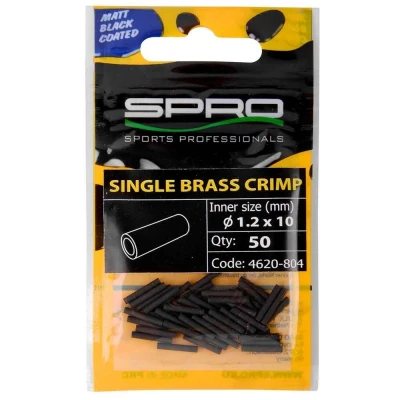 Afbeelding van Spro Matte Black Single Br Crimp