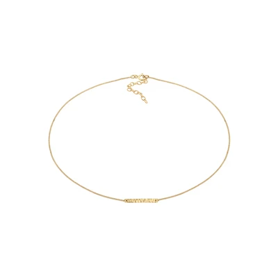 Afbeelding van Elli Choker Basic GEO Ketting goldcoloured, Dames, Maat: 36, Gold coloured