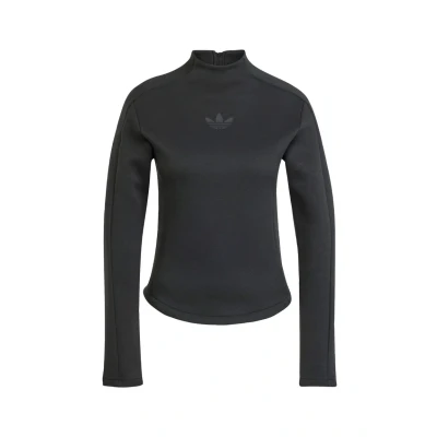 Afbeelding van adidas Originals Structured Interlock Longsleeve, Dames, Maat: 26/28, Black