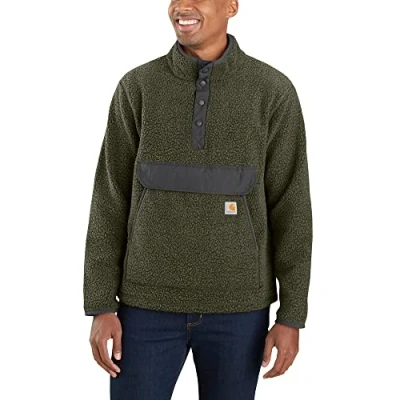 Afbeelding van Carhartt Fleecetrui met casual pasvorm, fleecejack voor heren