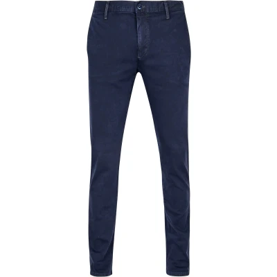Afbeelding van Alberto Rob T400 Dynamic Chino Donkerblauw maat W 29 L 34 Heren met Slim fit Pasvorm Super stretch