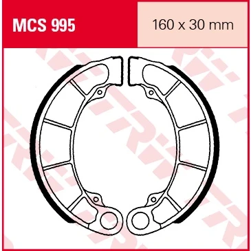 Afbeelding van TRW Remschoen set MCS995