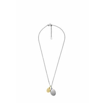 Afbeelding van Fossil DREW Ketting, Heren, Maat: One Size, Silver gold