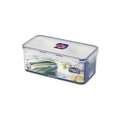 Afbeelding van LocknLock PP Classic Voorraaddoos met rooster, 3,4 l, 297 x 152 118 mm, 100% lucht en waterdicht, slim sluitsysteem, vershouddoos voor koelkast vriesvak