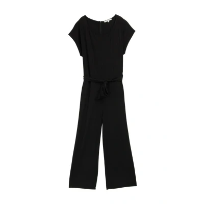 Afbeelding van TOM Tailor Denim Overalls Jumpsuit, Dames, Maat: Small, Deep black