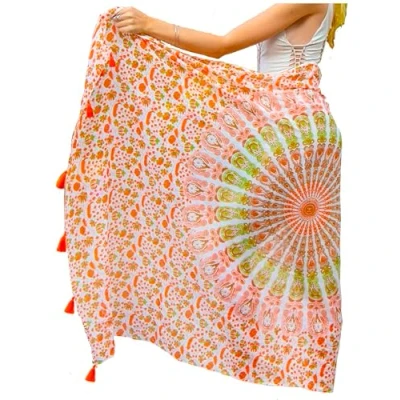 Afbeelding van Strandpareo Mandala Sarong Bikini Badpak Cover Up Strandjurk Wrap