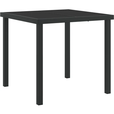 Afbeelding van vidaXL 3 delige Tuin Eetset met Kussens Grijs Poly Rattan