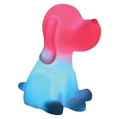 Afbeelding van Lexibook, Decotech®, Puppy Nachtlampje voor kinderkamer, kleurverandering, zacht licht, Schockproof, Batterij, Wit/Multicolor, NLJ005