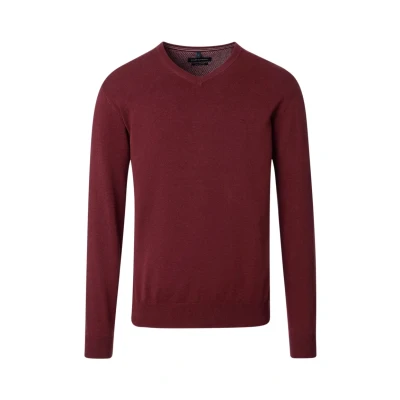 Afbeelding van Casamoda MIT Vausschnitt Trui, Heren, Maat: XL, Rot