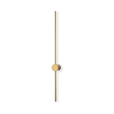 Afbeelding van Moderne wandlamp Benu H91cm Metaal Goud Menzzo