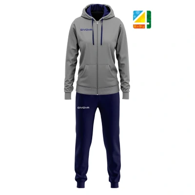 Afbeelding van Givova Donna Trainingspak Blauw,Grijs M Vrouw