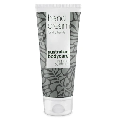 Afbeelding van Australian Bodycare Hand Cream 100 ml Handcrème voor mannen &amp; vrouwen met zeer droge handen en gebarsten huid Tea Tree Olie Dringt snel in de huid, zonder deze vet te maken Ondersteunt het herstellend vermogen van