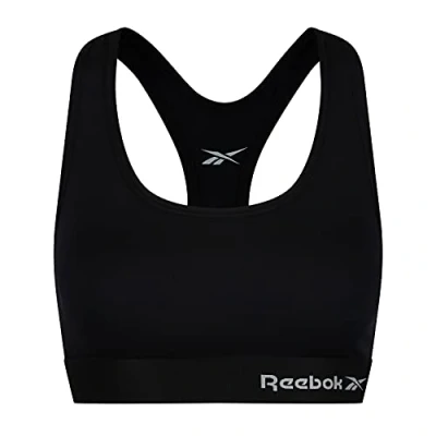 Afbeelding van Reebok Steffi Sport BH, Dames, Maat: Large, Black