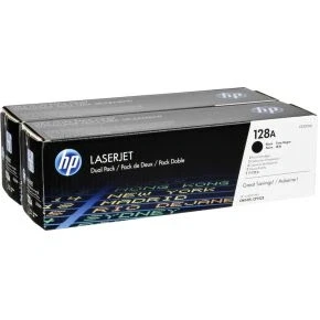 Afbeelding van HP 128A (CE320AD) Toner Zwart Voordeelbundel 2 pack