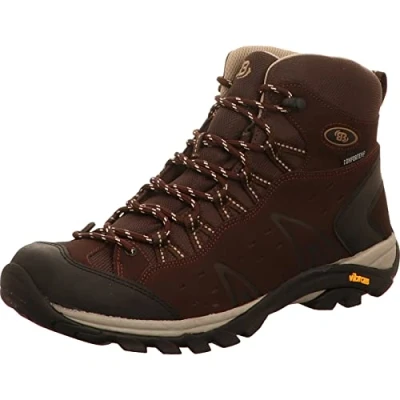 Afbeelding van Brütting Mount Bona High Uniseks Trail hardloopschoenen, Bruin/beige, 44 EU