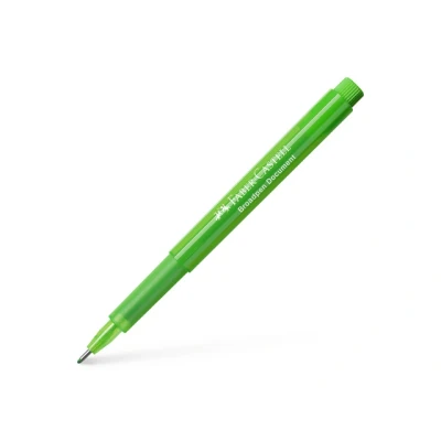 Afbeelding van 10x Fineliner Faber Castell Broadpen 1554 lichtgroen