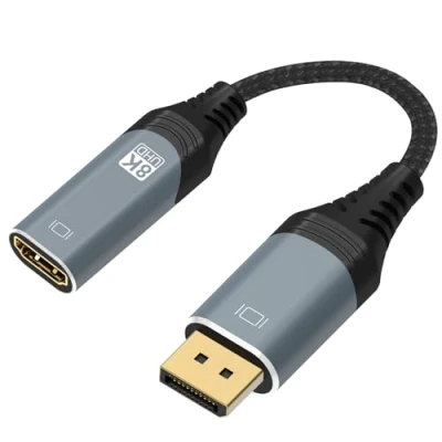 Afbeelding van ConnBull DisplayPort naar HDMI adapterkabel (8K)