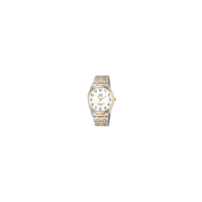 Afbeelding van Q &amp; Vn16J404Y Horloge Zilverkleurig / Goudkleurig