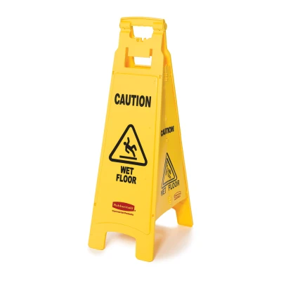 Afbeelding van Vierzijdig waarschuwingsbord, Rubbermaid, model: VB 006114 77, geel
