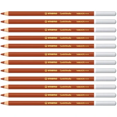 Afbeelding van Stabilo 12 CarbOthello pastelp. 1400/670