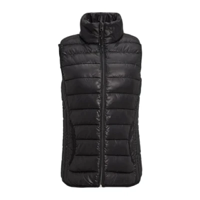 Afbeelding van QS Gesteppte MIT Stehkragen Bodywarmer, Dames, Maat: XS, Schwarz