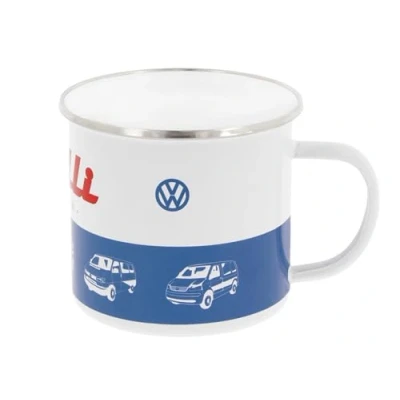 Afbeelding van Volkswagen Bus Bulli Driver Emaille Mok