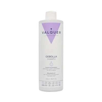 Afbeelding van Valquer Laboratories Care Uienshampoo. Vet verminderen. Haar stimulerend middel. Antioxidant Haar. zuiverend. Alle haartypes 500 ml