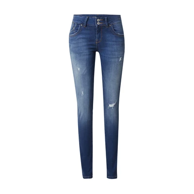 Afbeelding van LTB Jeans Dames Molly M Slim Fit met gemiddelde taille en ritssluiting in blauw van katoenmix Maat W25L30, Darcila Wash 55181, 25W x 30L
