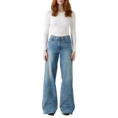 Afbeelding van Levi&#039;s WIDE LEG Flared Jeans, Dames, Maat: 33x32, Headwinds ahead