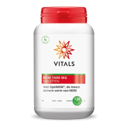 Afbeelding van Gratis Verzending: 2x Vitals Msm 1000mg 120 tabletten