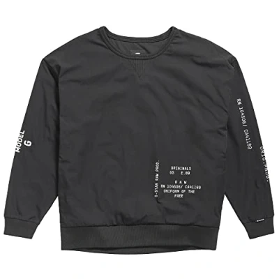 Afbeelding van G STAR RAW Dames Geweven Loose r sw Sweater, Zwart (Caviar A790 D301), S