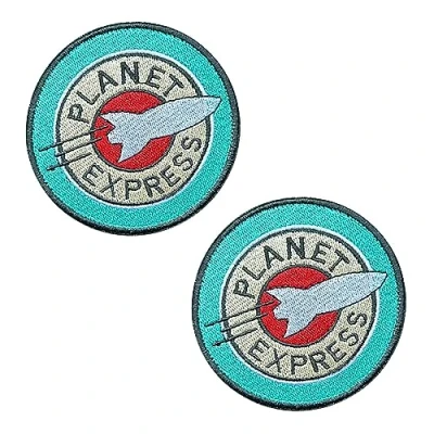 Afbeelding van Planeten Express ruimteherkenning grappige patch tactische moral appliques embleem voor rugzak uniform vest hondenharnas schooltas buiten biker kleding