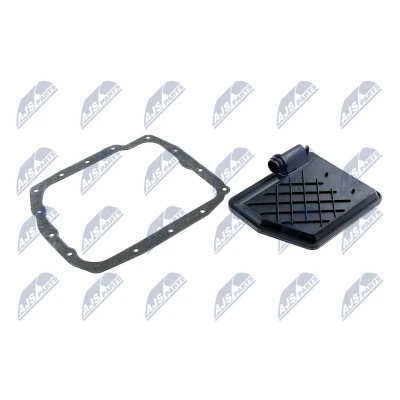Afbeelding van NTY FSF MS 005 Hydrauliekfilterset, automatische aandrijving Met pakking MITSUBISHI: Colt VI (Z30) 1.3, 1.5, 1.1, 1.5 CZT 2004 2012