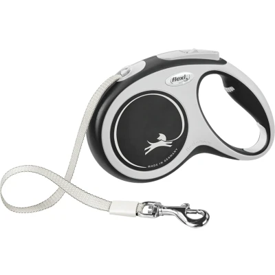 Afbeelding van Flexi New Comfort Band M Zwart 5 meter