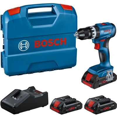 Afbeelding van Bosch Blauw GSB 18V 45 accu Schroef en klopboormachine 3 x 4,0 Ah ProCore In L case 0615A5002U
