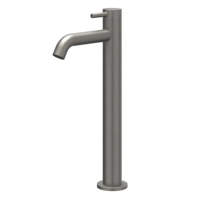 Afbeelding van IVY Bond fonteinkraan verhoogd model L Geborsteld Metal Black PVD