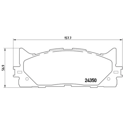 Afbeelding van Brembo Remblokset P 83 117