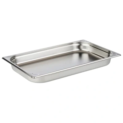 Afbeelding van APS 81109 GN container 1/1, gastronormcontainer roestvrij staal/afmetingen 32,5 x 53 cm/diepte 55 mm/volume 6,5 liter