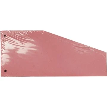 Afbeelding van Pergamy Trapezium Verdeelstroken, Pak Van 100 Stuks, Roze Tabbladen