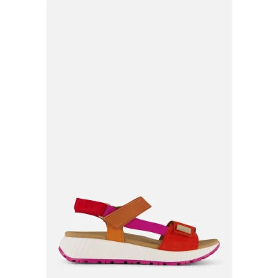 Afbeelding van Gabor Riemchen Sandalen met sleehak, Dames, Maat: 38, Beige Leer