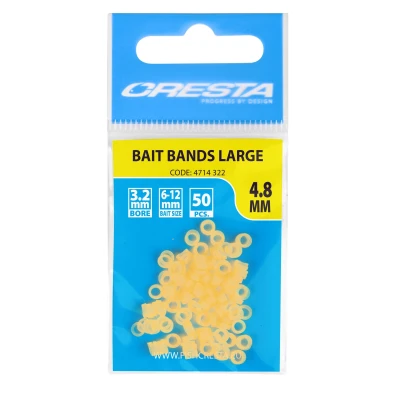 Afbeelding van Cresta Bait Bands (50 pcs) Maat : Medium 4 8mm