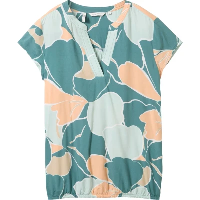 Afbeelding van TOM Tailor Blouse, Dames, Maat: 42, Abstract flower print