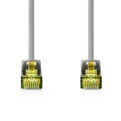 Afbeelding van Nedis CAT7 Netwerkkabel S/FTP RJ45 Male 0.25 m Snagless Rond LSZH Grijs Label