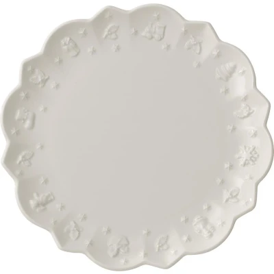 Afbeelding van Villeroy &amp; Boch Toy&#039;s Delight Royal Classic Kerst dinerbord 29 cm Gebroken wit