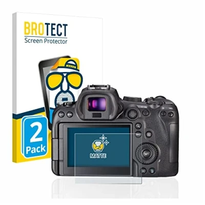 Afbeelding van BROTECT (2 Stuks) Antireflecterende Beschermfolie voor Canon EOS R6 Anti Glare Screen Protector, Mat, Ontspiegelend