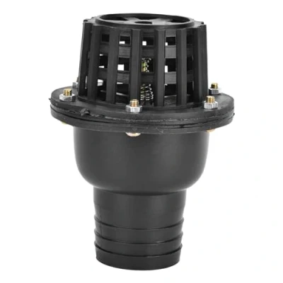 Afbeelding van Waterpomp Voetklep Zwart PVC Lage Druk Platte Terugslagklep voor Vloeibare Machine Douchekop (2&quot;)