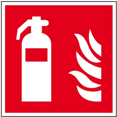 Afbeelding van Bord brandblusser pictogram ISO 7010 200 x mm