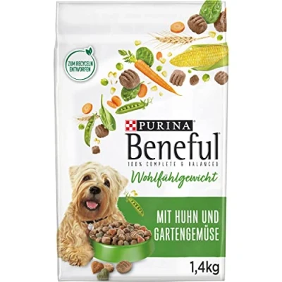 Afbeelding van Beneful Hondenvoer, droog, met kip en tuingroenten, 6 stuks (6 x 1,4 kg)