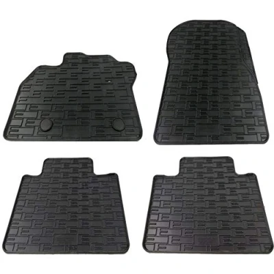 Afbeelding van AutoStyle Rubber matten passend voor Renault Zoe 2012 2018 &amp; 2019 (4 delig + montagesysteem)