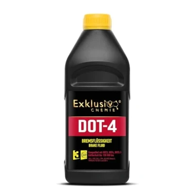 Afbeelding van Exklusiv Chemie® remvloeistof DOT 4 Voor remsystemen met ABS, TCS en ESP/DSC Merk kwaliteit Geoptimaliseerde remprestaties 1000ml